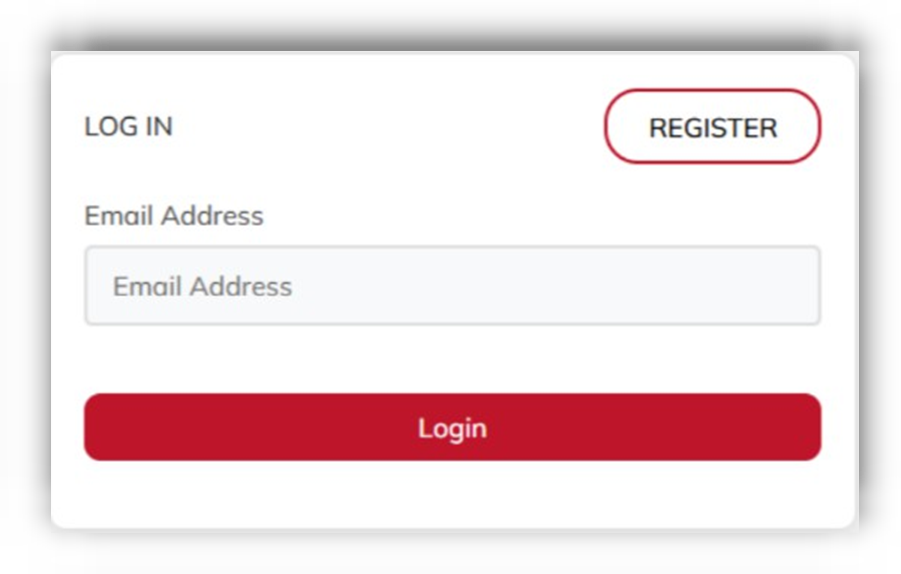 Login page